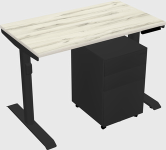Dual motor electric desk