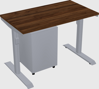 Dual motor electric desk