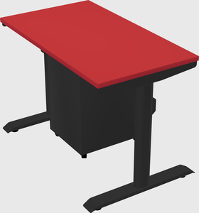 Dual motor electric desk