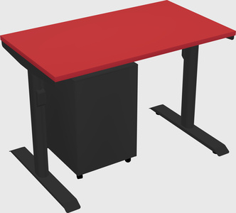Dual motor electric desk