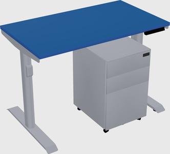 Dual motor electric desk