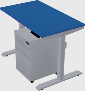 Dual motor electric desk