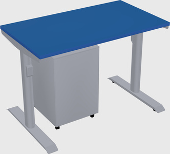 Dual motor electric desk
