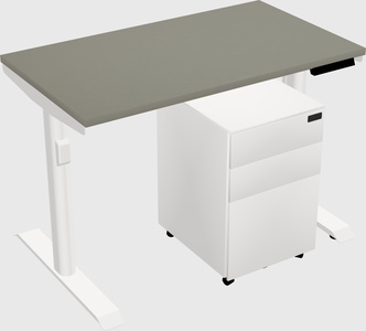 Dual motor electric desk