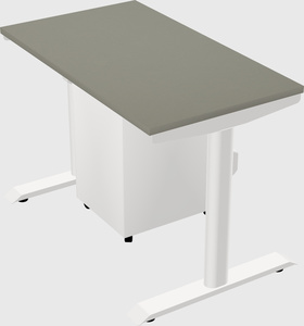 Dual motor electric desk