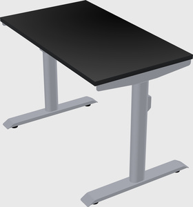 Dual motor electric desk