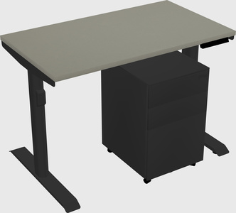 Dual motor electric desk