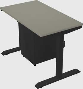 Dual motor electric desk
