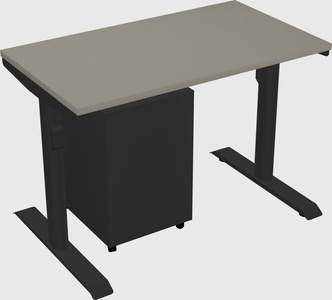 Dual motor electric desk