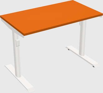 Dual motor electric desk