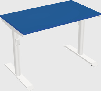 Dual motor electric desk