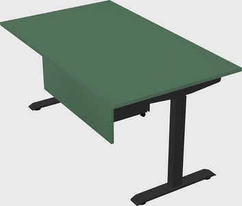 Single motor electric desk