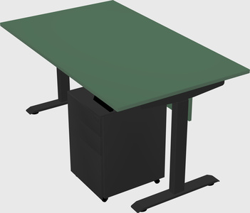 Single motor electric desk