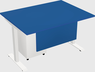 Single motor electric desk