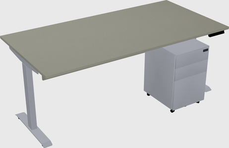 Single motor electric desk