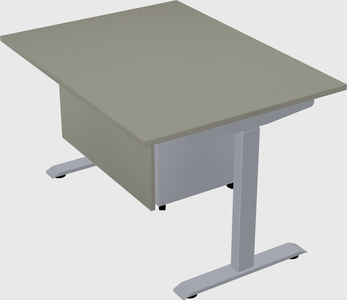 Single motor electric desk