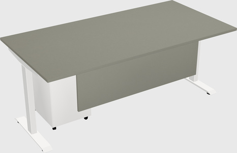 Single motor electric desk