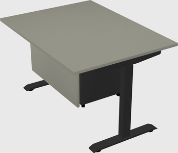 Single motor electric desk