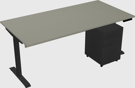 Single motor electric desk