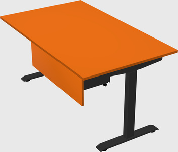 Single motor electric desk