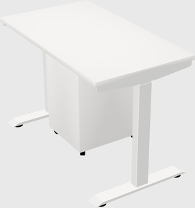 Single motor electric desk