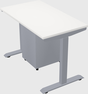 Single motor electric desk