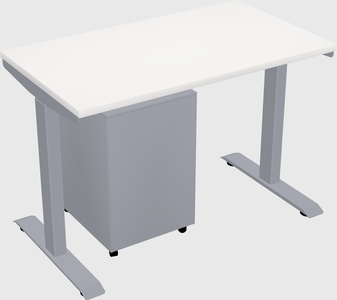 Single motor electric desk