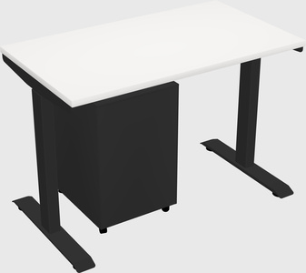 Single motor electric desk