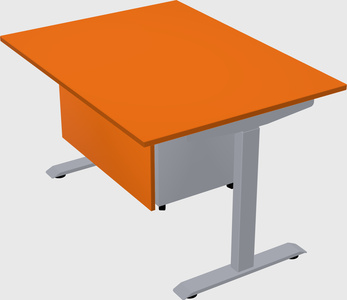 Single motor electric desk