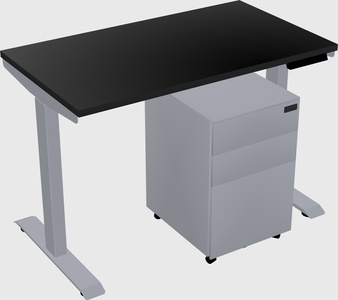 Single motor electric desk