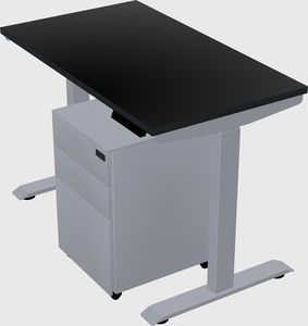 Single motor electric desk