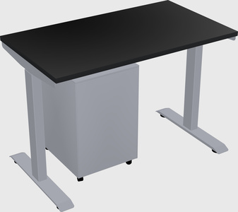 Single motor electric desk