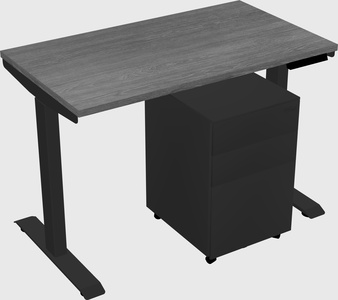 Single motor electric desk