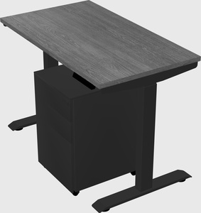 Single motor electric desk