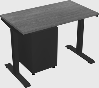 Single motor electric desk