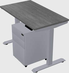 Single motor electric desk