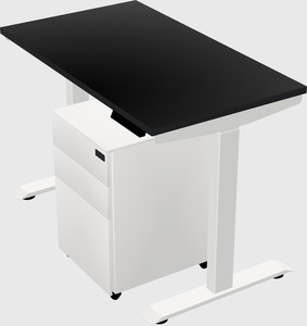 Single motor electric desk
