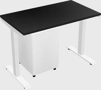 Single motor electric desk