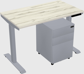 Single motor electric desk