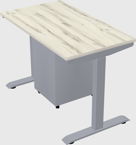 Single motor electric desk