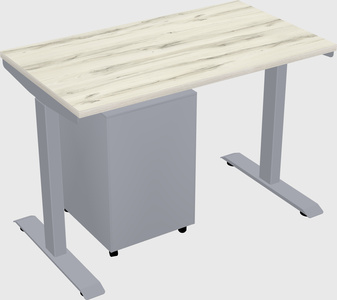 Single motor electric desk