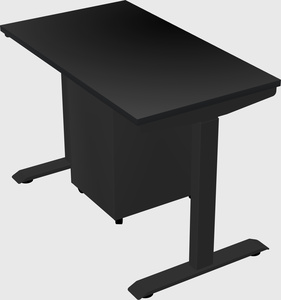 Single motor electric desk