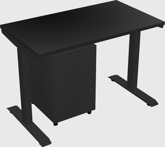 Single motor electric desk