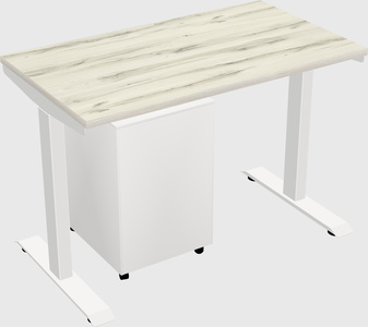 Single motor electric desk