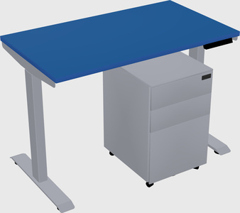 Single motor electric desk