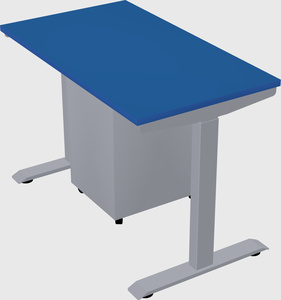 Single motor electric desk