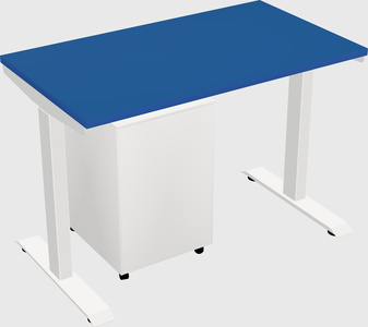Single motor electric desk