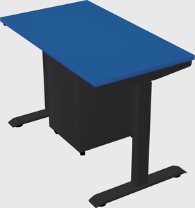Single motor electric desk
