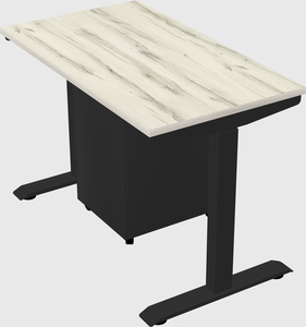 Single motor electric desk