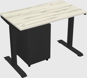 Single motor electric desk